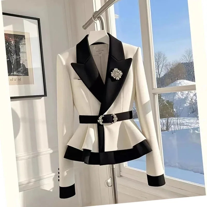 2025 Blazer Spring And Autumn New Jacket Women's Short Temperament Casual Joker Slim Young Senior Female Explosions