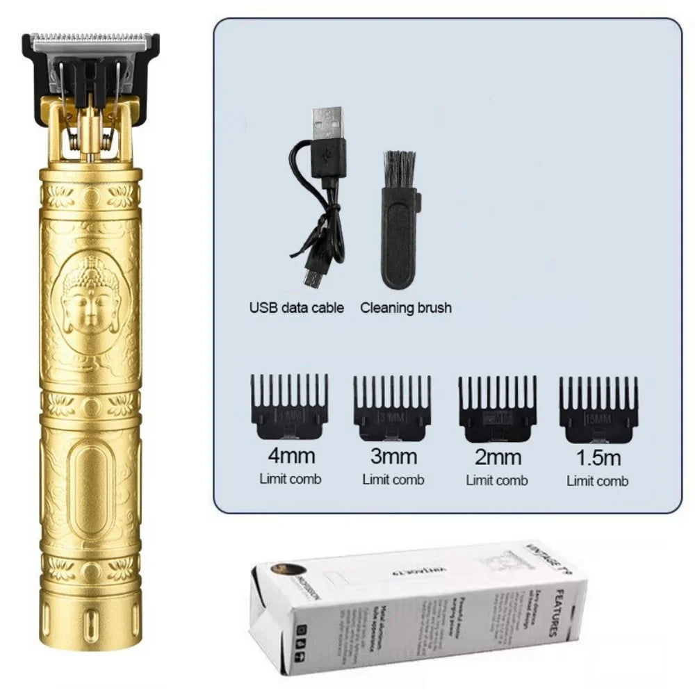 T9 USB Rechargeable Electric Hair Clipper Machine Man Shaver Trimmer Barber Technical Beard Trimmer For Men Hair Care Cutting
