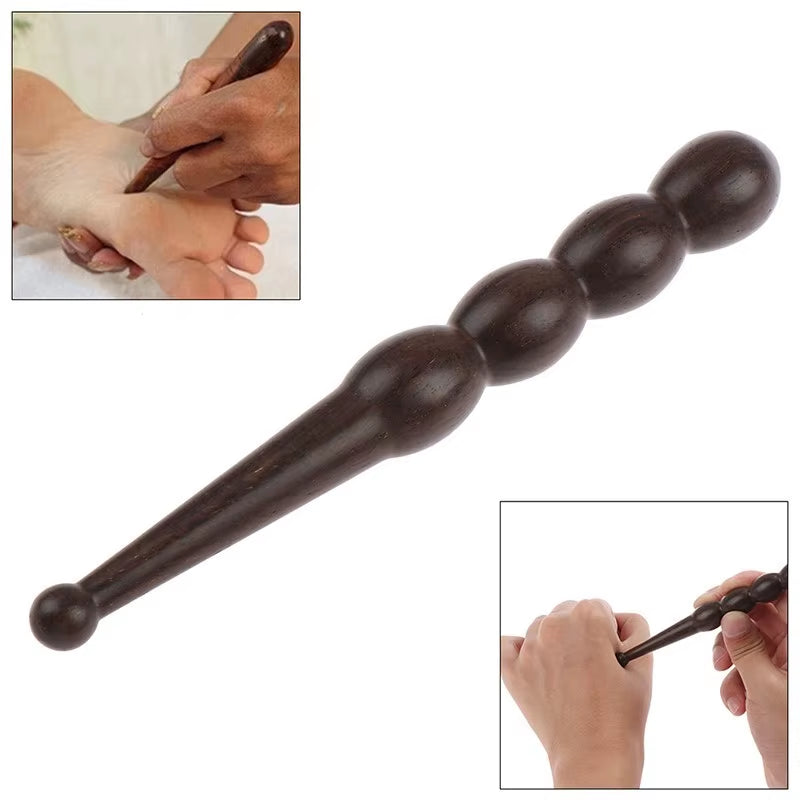 Body Neck Relax Blood Circulation Wooden Massager Triangle Trigeminal Fragrant Wood Reflexology Tool SPA Therapy