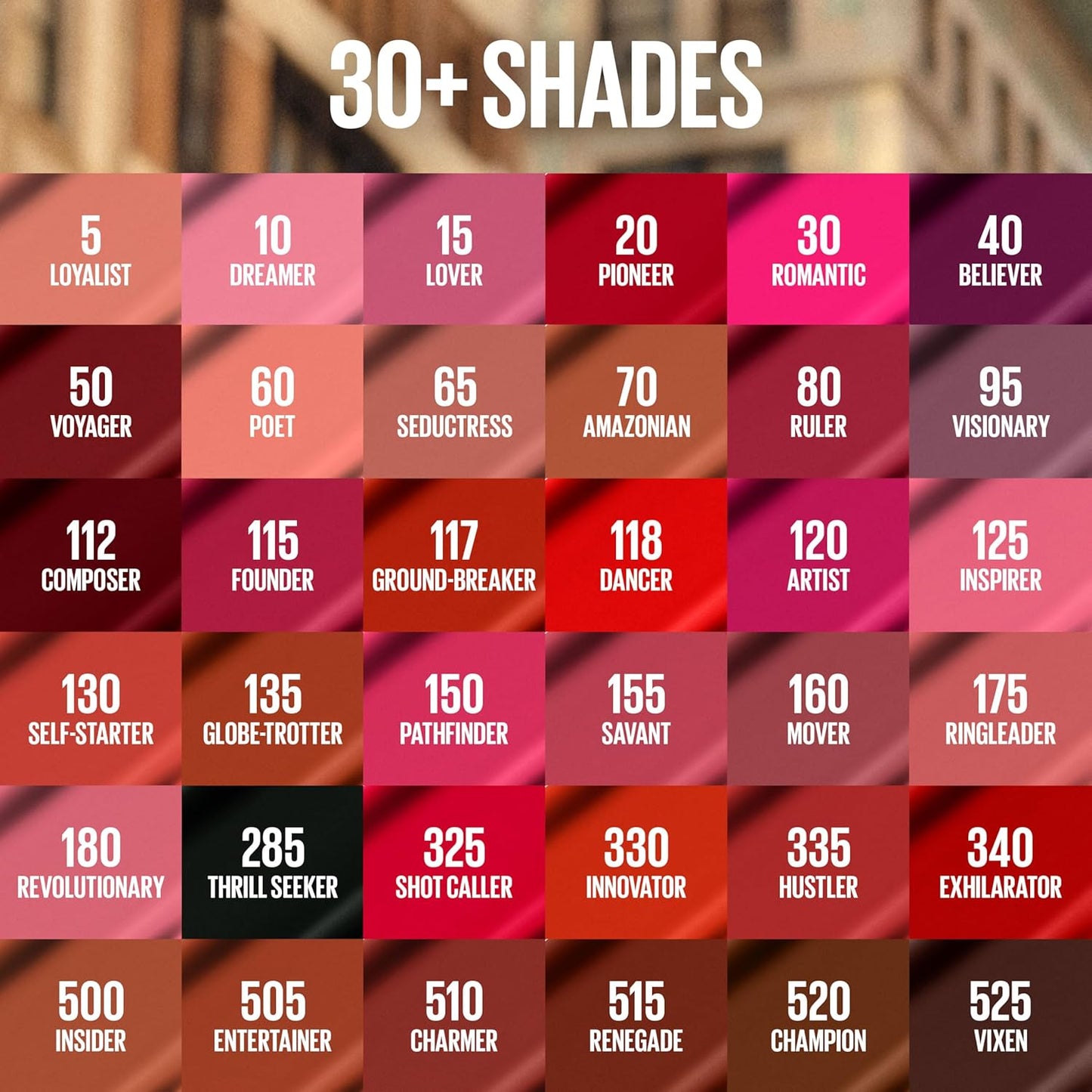 Super Stay Matte Ink Liquid Lipstick Makeup, Long Lasting High Impact Color, up to 16H Wear, Exhilarator, Ruby Red, 1 Count, Packaging May Vary