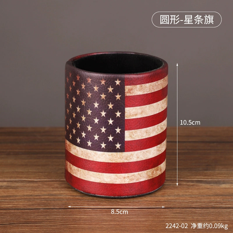 Pen Holder Scandinavian Special Simple Creative Cute Fashion Retro Style Art Ornaments Student Book Desktop Stationery Storage