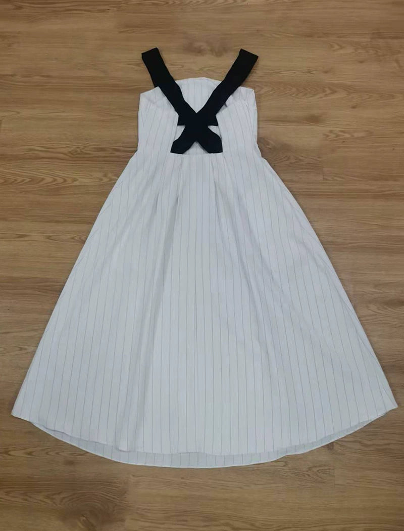 Tiktok Dai Yutong Same Style Fashion Suspenders Dress