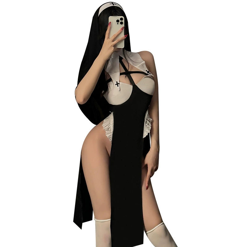 Sexy Intimates Sexy Pure Desire Nun Suit Halloween Bed Passion Free Uniform Temptation Female