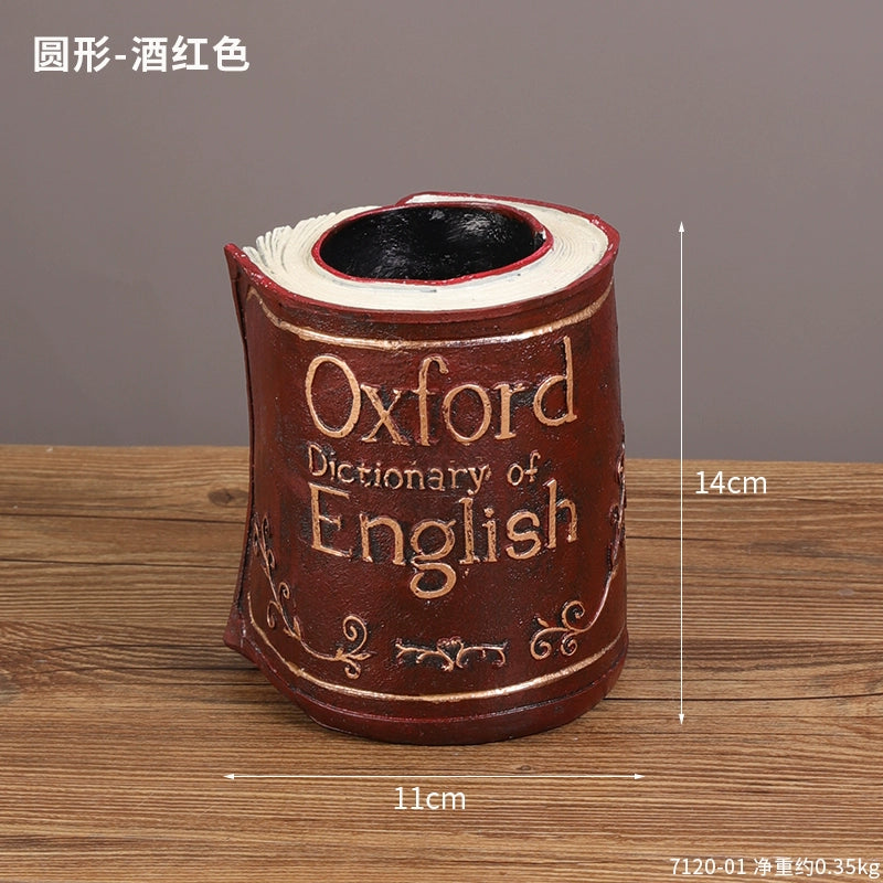 Student Book Desktop Multifunctional Pen Holder Creative Stylish Office Fancy Ornaments Gathering Boy Gift Pen Container
