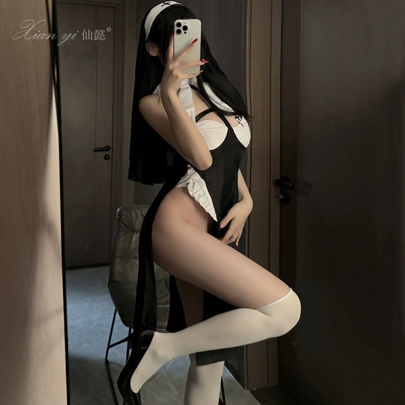 Sexy Intimates Sexy Pure Desire Nun Suit Halloween Bed Passion Free Uniform Temptation Female