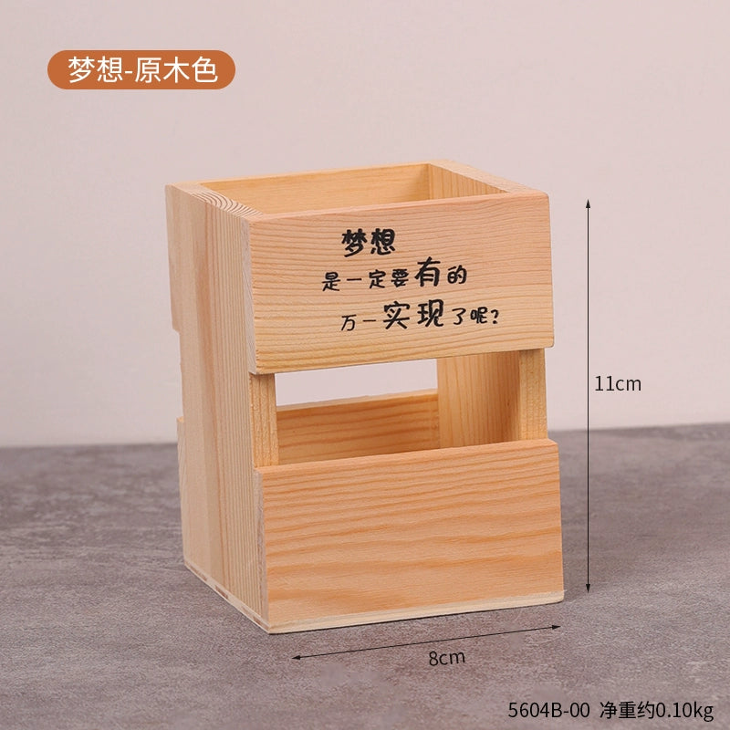 Pen Holder Scandinavian Special Simple Creative Cute Fashion Retro Style Art Ornaments Student Book Desktop Stationery Storage