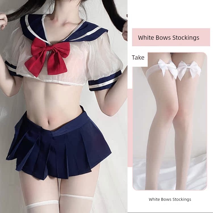 Sexy Underwear Cute Campus Free Pajamas JK Uniform Temptation Pure Desire Preppy Style Passion Suit Winter