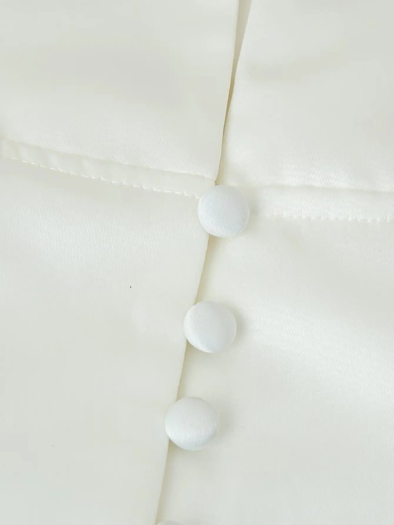 Women's blazer 2025 new Women's fashion solid color row of buttons wide shoulder blazer