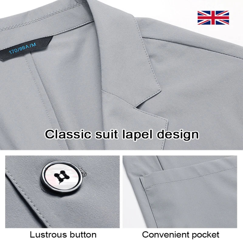 Men's Casual Blazers Any Occasion Style Fashionable Lightweight Men's Business Suit JackeT