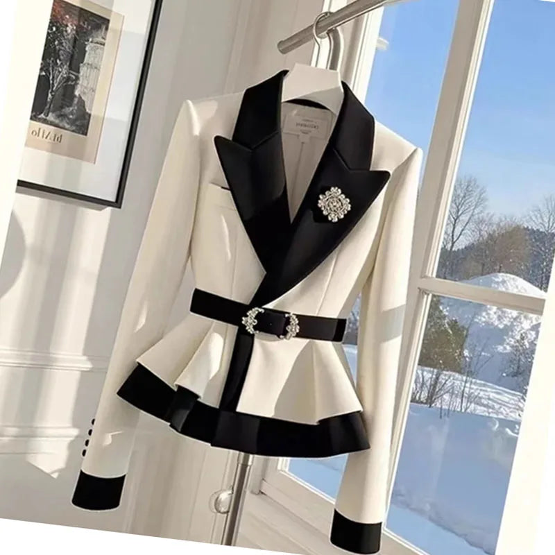 2025 Blazer Spring And Autumn New Jacket Women's Short Temperament Casual Joker Slim Young Senior Female Explosions