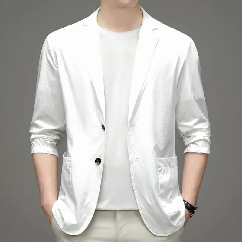 Men's Casual Blazers Any Occasion Style Fashionable Lightweight Men's Business Suit JackeT