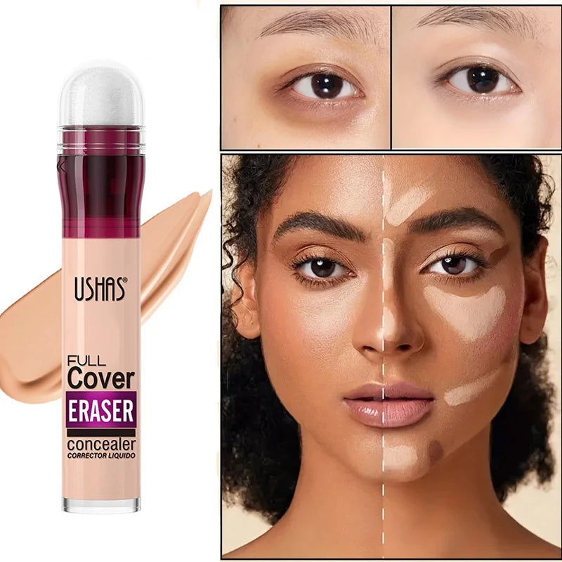 12 colors facial concealer sponge head matte liquid foundation, oil-control long-lasting BB cream,waterproof brightening makeup