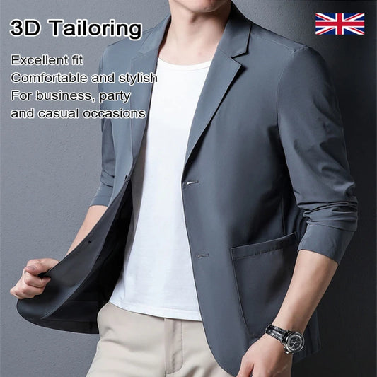 Men's Casual Blazers Any Occasion Style Fashionable Lightweight Men's Business Suit JackeT