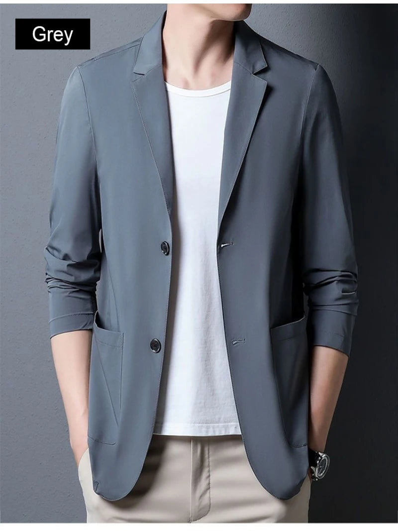 Men's Casual Blazers Any Occasion Style Fashionable Lightweight Men's Business Suit JackeT
