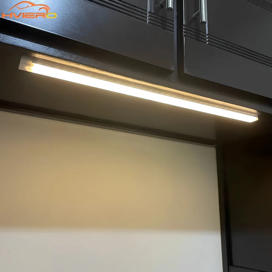 Motion Sensor Night Lights Wireless LED Lamp USB Rechargeable Magnetic For Wardrobe Room Closet Kitchen Aisle Tube Detector Bulb