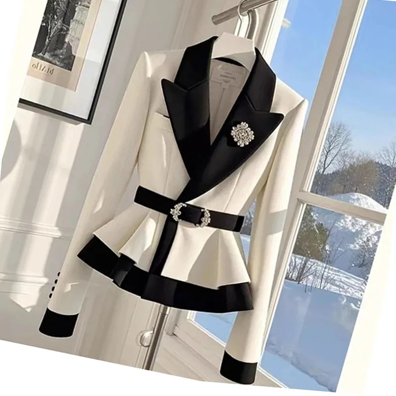 2025 Blazer Spring And Autumn New Jacket Women's Short Temperament Casual Joker Slim Young Senior Female Explosions