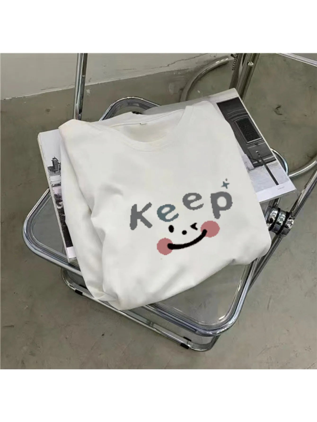 Korean Short-sleeved T-shirt Skirt for Women in Summer Loose T-shirt Skirt Mid-length Over-knee Fashion Slim Long Skirt