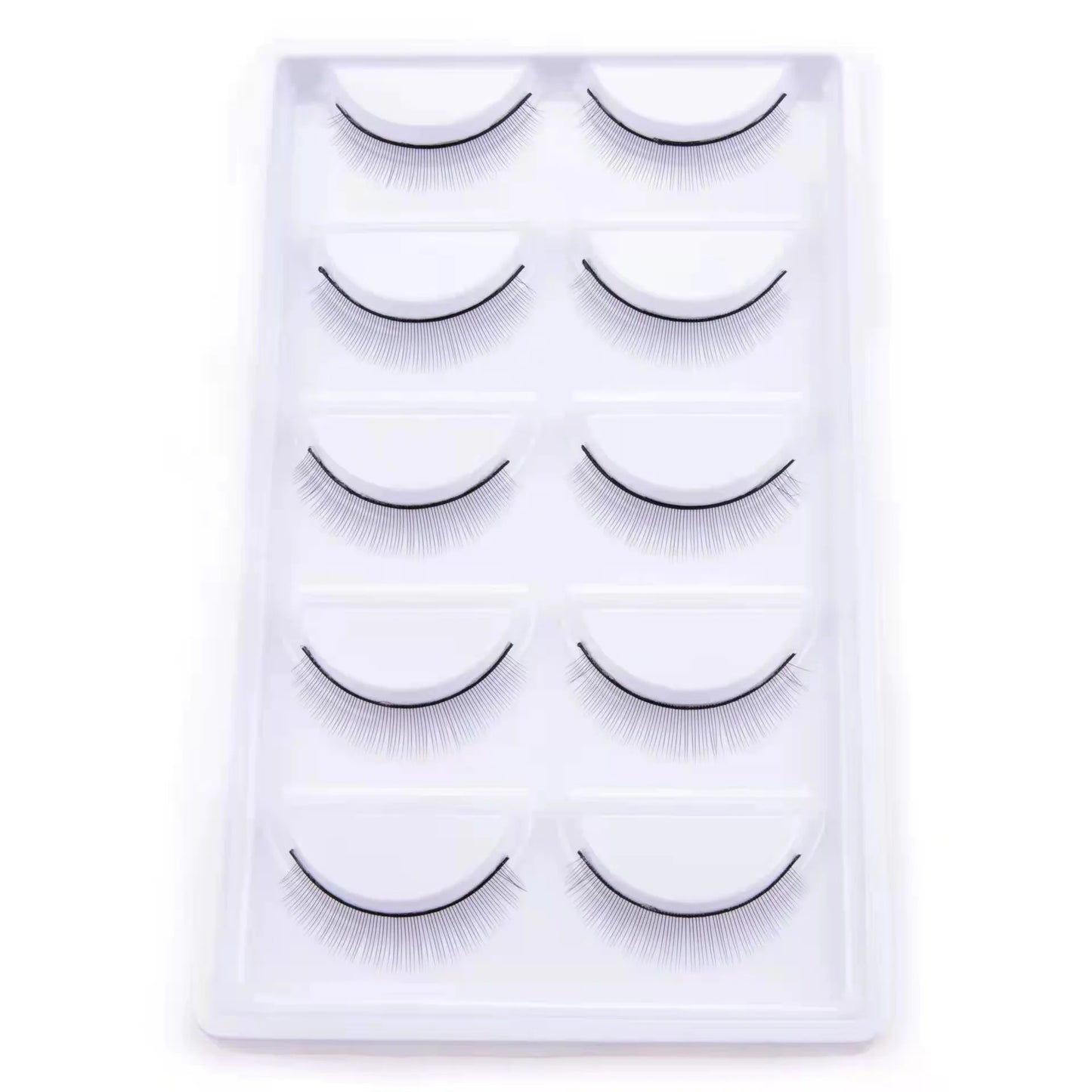 New 5/10 Pairs Natural False Eyelashes Fake Lashes Long Make Up 3d Mink Lashes Extension Eye lashes Mink Eyelashes for Beauty 54