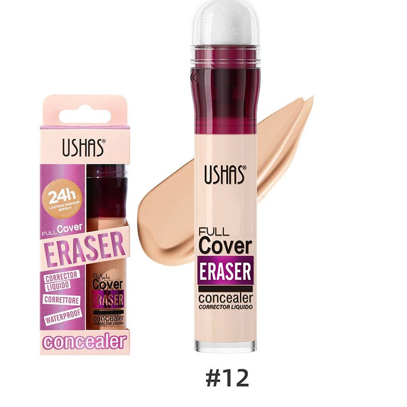 Full Concealer High Coverage Waterproof Oil Control Long Lasting Sponge Head Concealer Foundation Face Cosmetic Makeup Concealer
