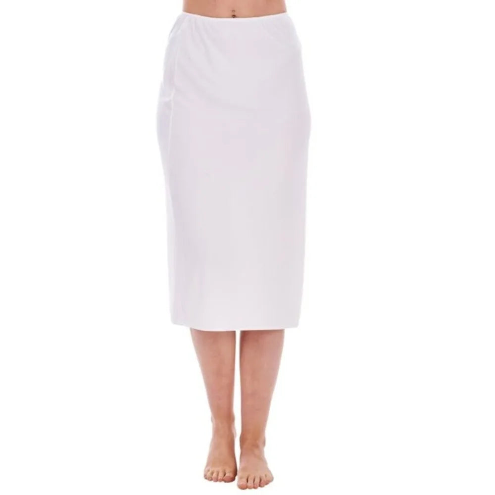 New Fashion Underskirt Milk Silk Underskirts Comfortable Slip Skirt Multicolor Petticoat Lingerie Satin Skirt Women's Clothing