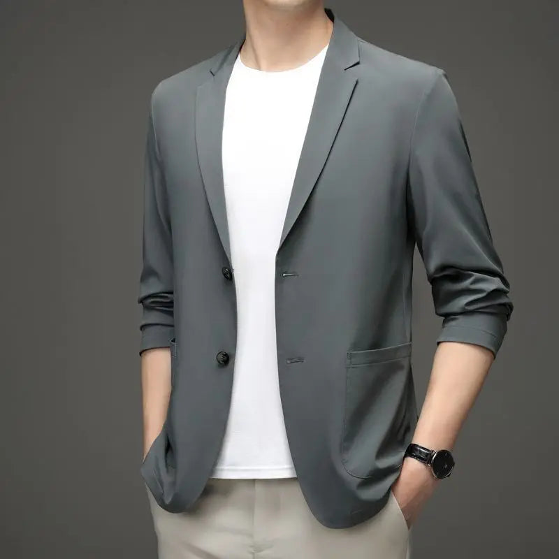 Men's Casual Blazers Any Occasion Style Fashionable Lightweight Men's Business Suit JackeT