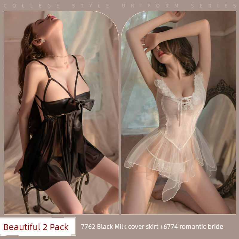 Sexy Underwear Passion Hot Free Date Shirt Large Size Clothes Qqny2025 New Arrival Pajamas for Women
