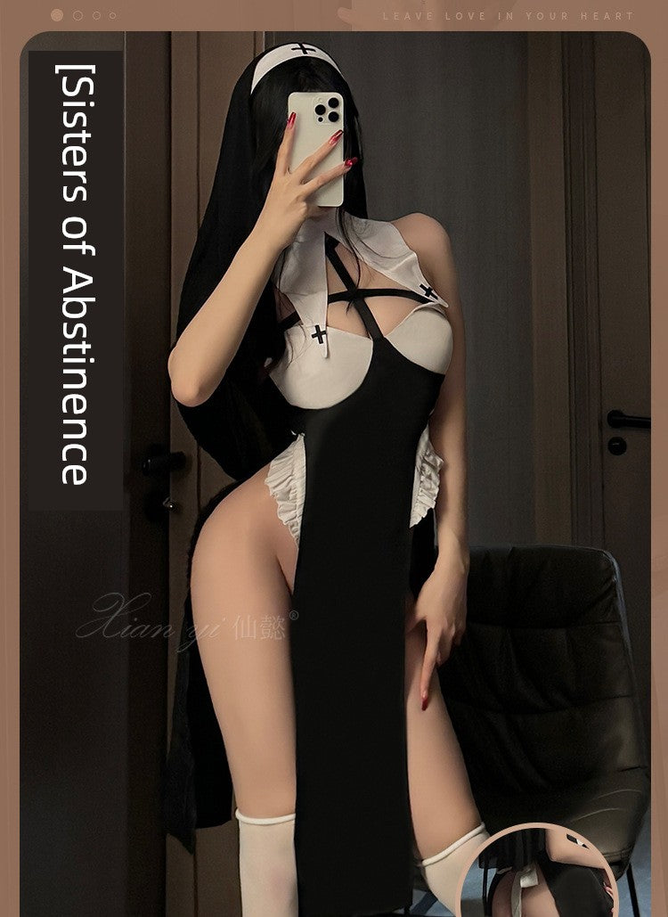 Sexy Intimates Sexy Pure Desire Nun Suit Halloween Bed Passion Free Uniform Temptation Female