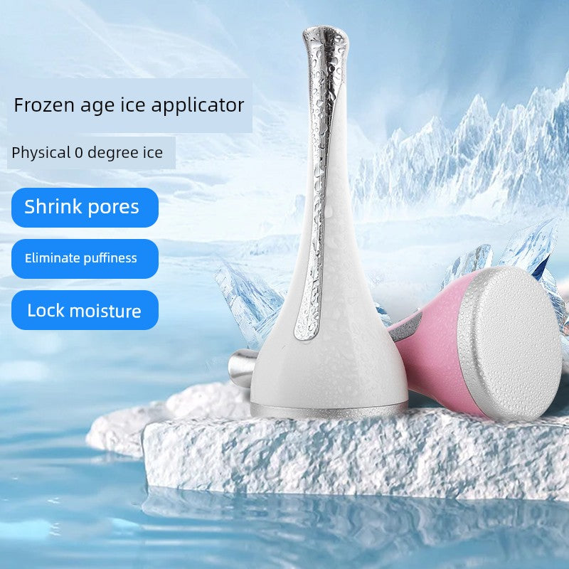Small Ice Hammer Cold Therapy Device Jin Wang Yu Ice Hockey Import Pore Shrinking Beauty Instrument For Home Facial Face Nose Cold Compress Cone