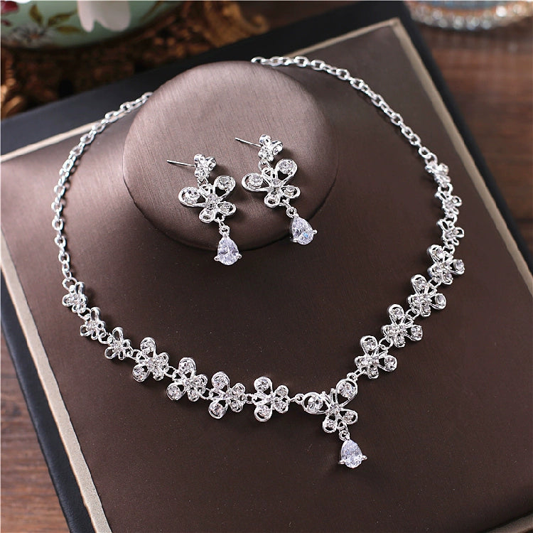 Jewelry Necklace Wedding Dress Host Stage Zircon
