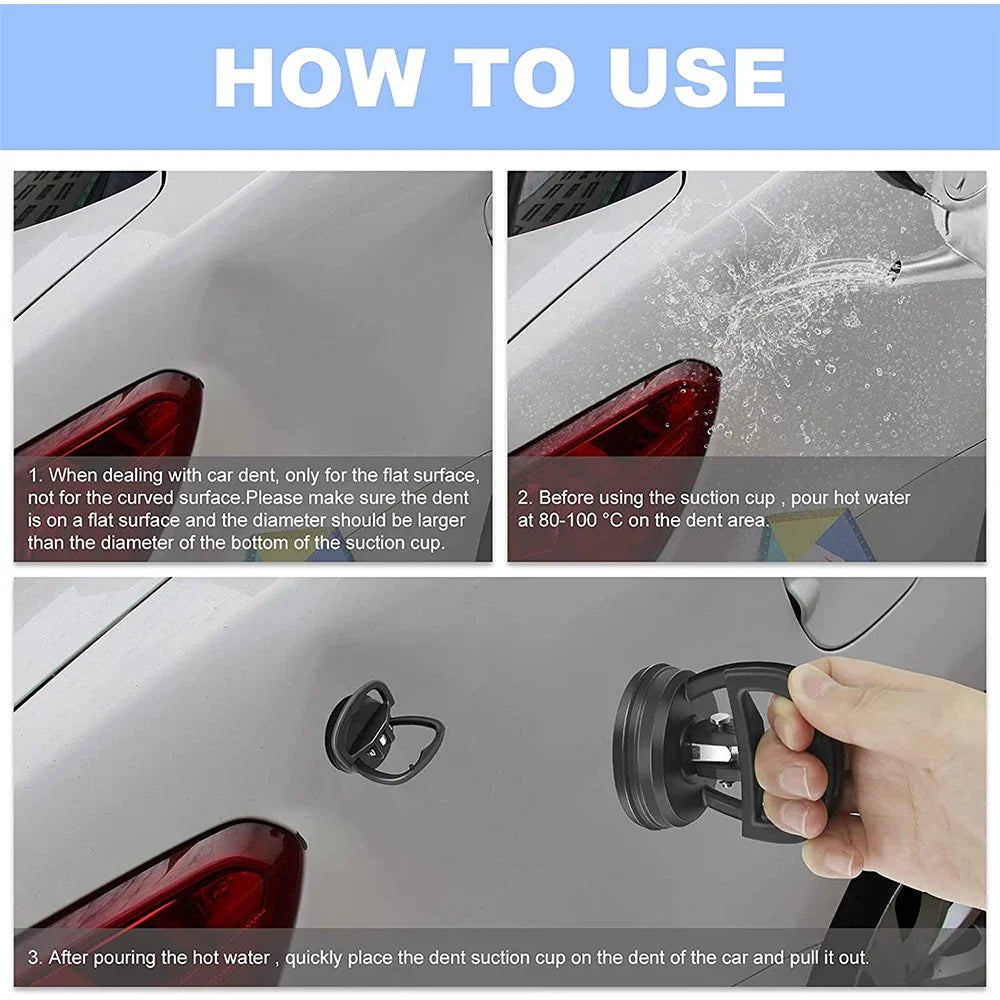 2 Inch Suction Cup Removal Car Dent Glass Suction Tool Dent Puller Car Repair Tool Body Repair Puller Easy Use for Small Dents