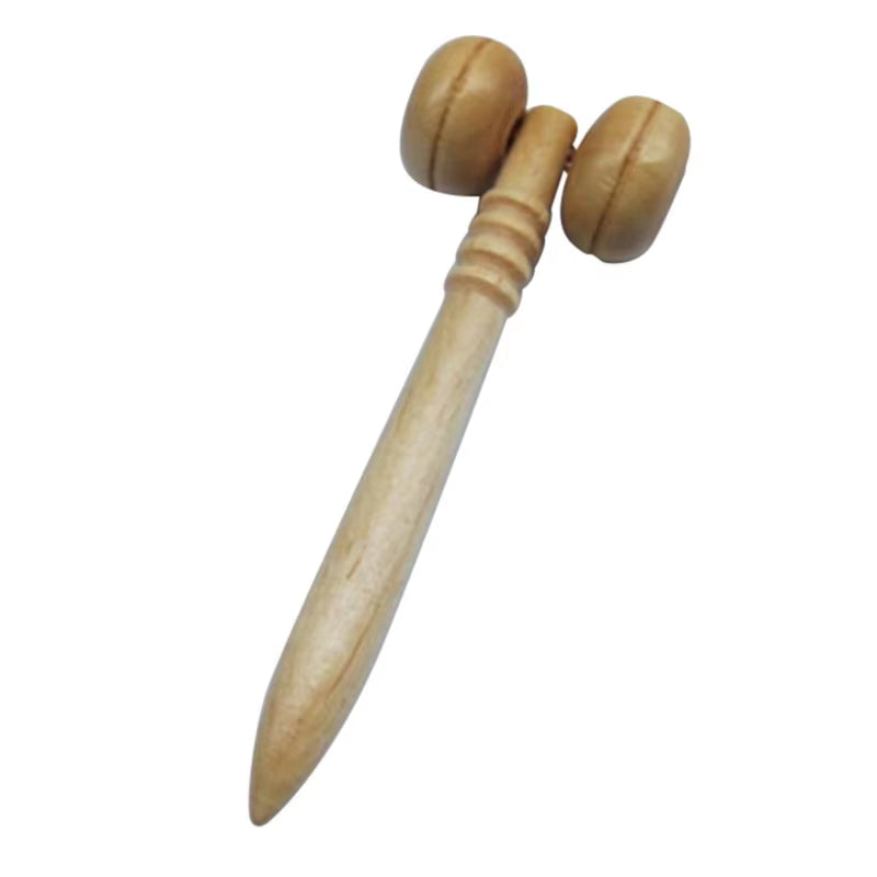Body Neck Relax Blood Circulation Wooden Massager Triangle Trigeminal Fragrant Wood Reflexology Tool SPA Therapy